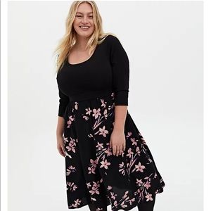 Torrid Floral Midi Dress